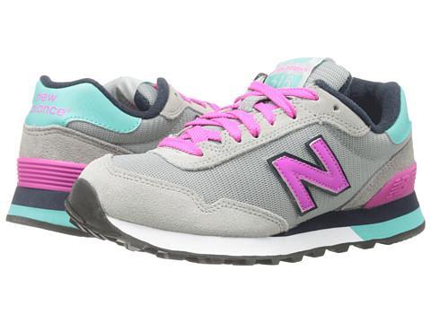 New Balance Classics Wl515 (grey/pink '14) Women's Classic Shoes