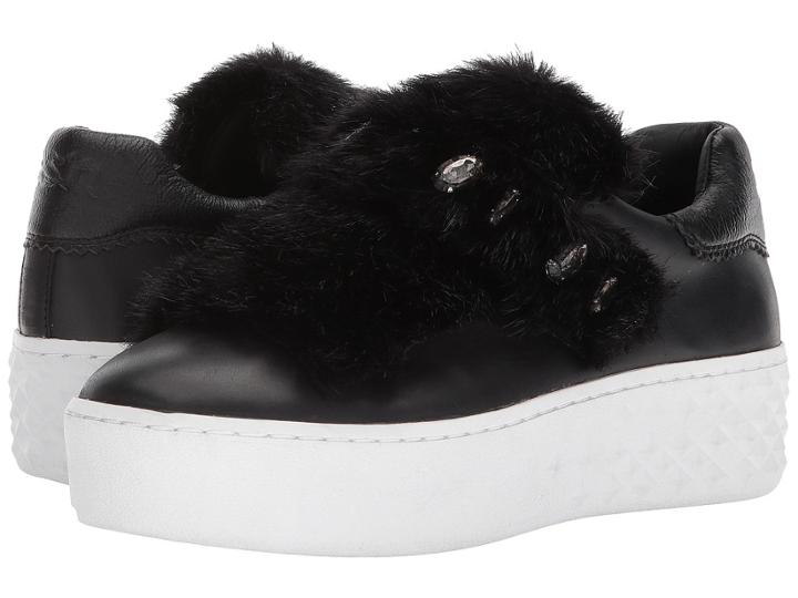Ash Djin (black/black Nappa Calf/mink Black) Women's Shoes