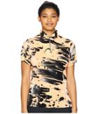 Jamie Sadock Meteorite Print Short Sleeve Top (passion) Women's Short Sleeve Pullover