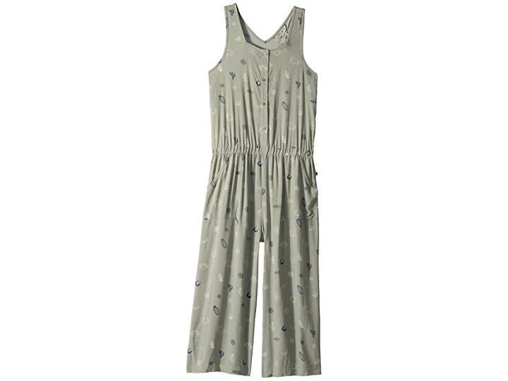 Lucky Brand Kids Gavi Romper (big Kids) (sea Spray) Girl's Jumpsuit & Rompers One Piece
