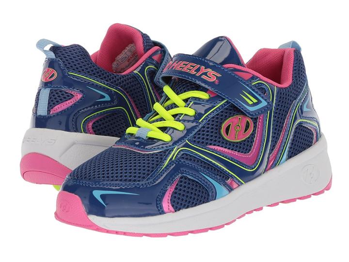 Heelys Rise X2 Little Kid/big Kid) (blue/pink/yellow) Girls Shoes