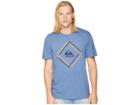 Quiksilver Solid Edge Tee (bijou Blue Heather) Men's T Shirt