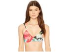 Trina Turk Royal Botanical Ots Bralette Bikini Top (multi) Women's Swimwear