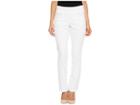 Jag Jeans Petite Petite Peri Straight Pull-on Denim Jeans In White (white) Women's Jeans