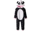 Us Angels Panda One-piece (toddler/little Kids) (black/white) Girl's Jumpsuit & Rompers One Piece