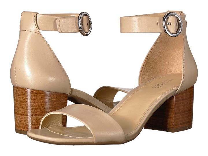 Michael Michael Kors Lena Flex Mid (bisque) Women's 1-2 Inch Heel Shoes