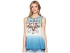 Double D Ranchwear Never Surrender Tank Top (string) Women's Sleeveless