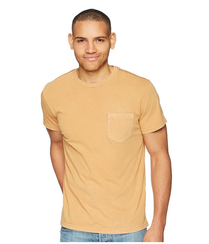 Rvca Ptc 2 Pigment Knit Tee (apple Cinnamon) Men's T Shirt