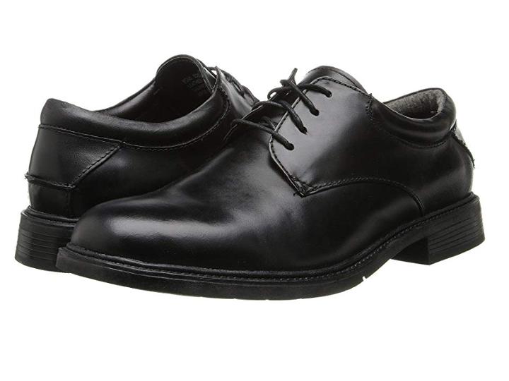 Nunn Bush Maury Plain Toe Oxford Lace-up (black) Men's Shoes
