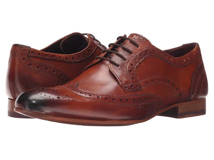 Ted Baker Gryene (tan Leather) Men's Lace Up Wing Tip Shoes