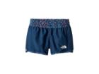 The North Face Kids Class V Water Shorts (little Kids/big Kids) (blue Wing Teal Medallion Print/tnf White (prior Season)) Girl's Shorts