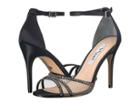 Nina Calissa (black Satin) High Heels