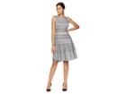 Taylor Mini Plaid A Line Dress (black/ivory) Women's Dress