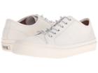 Frye Greene Low Lace (white Matte Leather) Men's Lace Up Casual Shoes