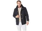 Nautica Wool Hooded Toggle And Zip Coat (charcoal) Men's Coat