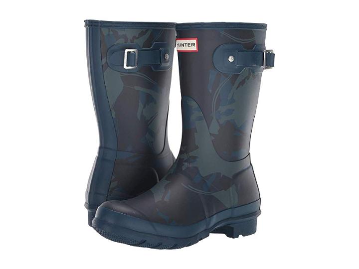 Hunter Disney Mary Poppins Original Short Rain Boots (moonlight Camo) Women's Rain Boots