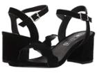 Sol Sana Ashley Heel (black Suede) Women's 1-2 Inch Heel Shoes