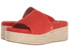 Sam Edelman Weslee (candy Red Kid Suede Leather) Women's Sandals