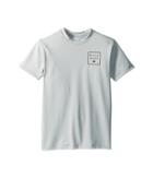 Billabong Kids All Day Mesh Loose Fit Short Sleeve Rashguard (toddler/little Kids/big Kids) (silver) Boy's Swimwear