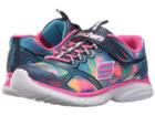 Skechers Kids Spirit Sprintz (little Kid/big Kid) (navy/multi) Girl's Shoes