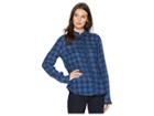 Sanctuary Greyson Tie Neck Shirt (blue Life) Women's Clothing