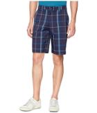 Callaway Plaid Shorts (peacoat) Men's Shorts