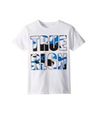 True Religion Kids Camo Logo Tee (big Kids) (white) Boy's T Shirt