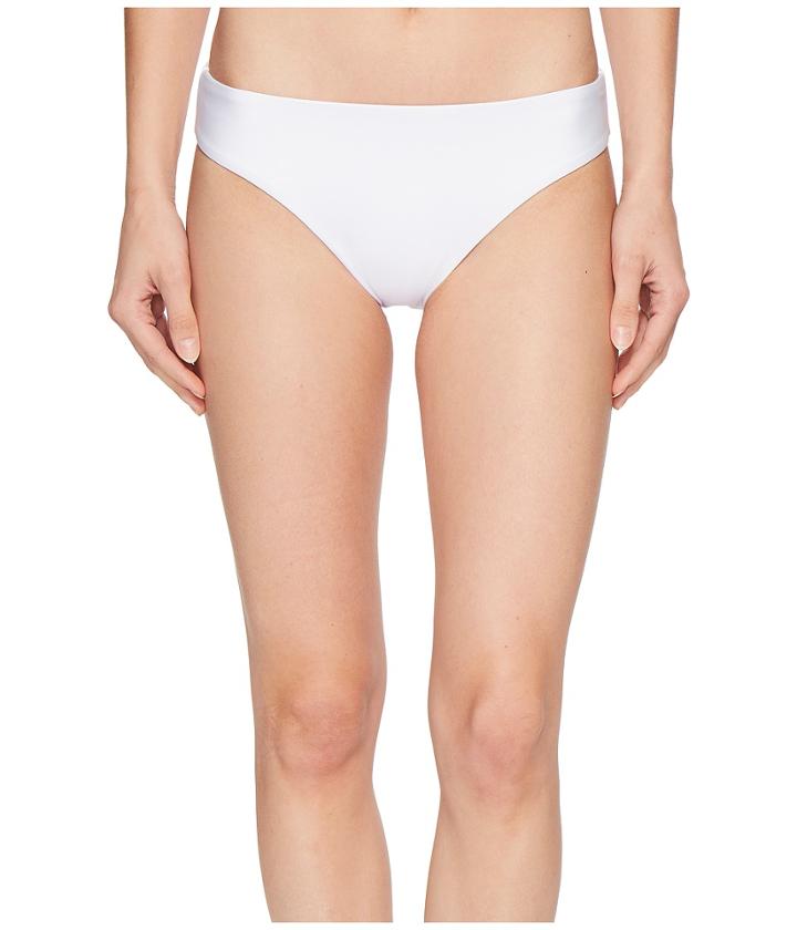 Splendid Art Deco Retro Bikini Bottom (white) Women's Swimwear