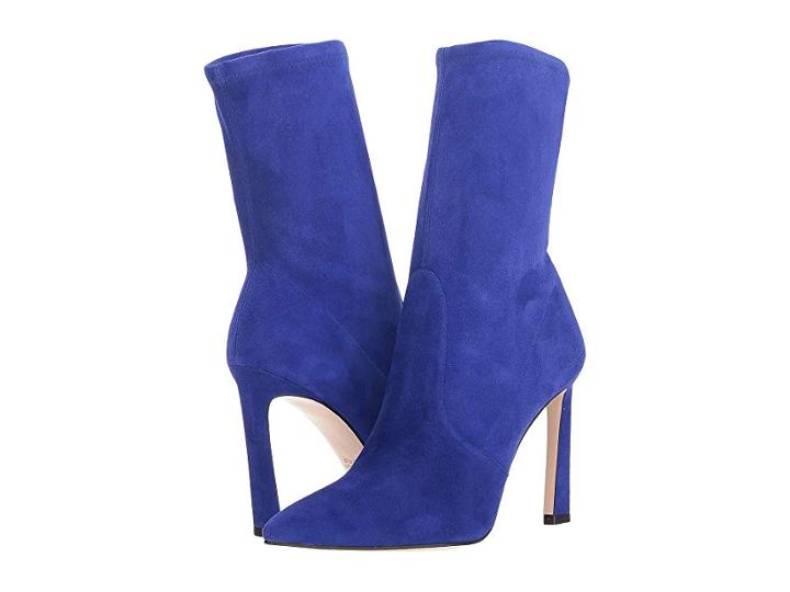 Stuart Weitzman Rapture 100 (blue Violet Suede) Women's Shoes