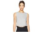 Adidas Sport Id Tank Top (medium Grey Heather/white) Women's Sleeveless