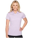 Puma Golf Jacquard Polo (purple Rose) Women's Short Sleeve Pullover
