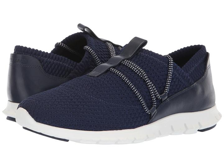 Cole Haan Zerogrand Quilted Sneaker (marine Blue Quilt Stretch) Women's Lace Up Casual Shoes