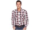 Rock And Roll Cowboy Long Sleeve Snap B2s6038 (red) Men's Clothing