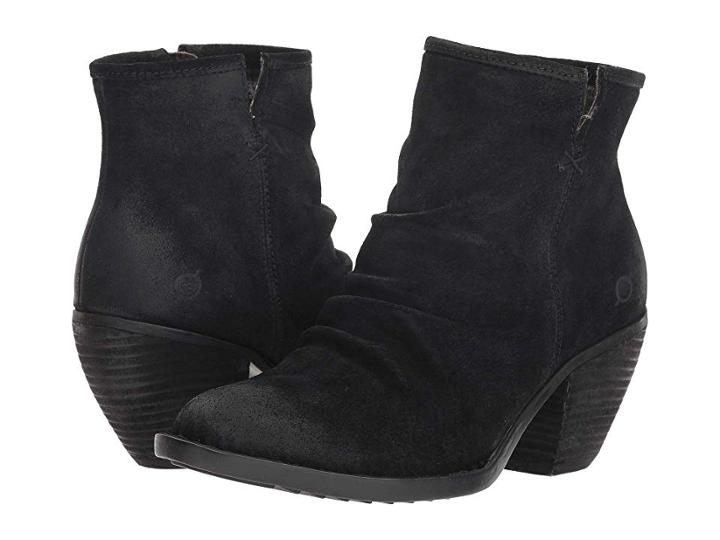 Born Aire (black Suede) Women's Pull-on Boots