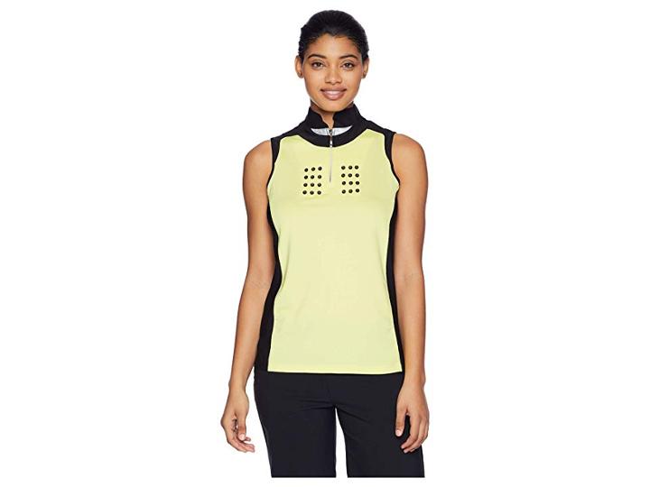 Jamie Sadock Sleeveless Top (bananarama Yellow) Women's Clothing