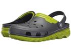 Crocs Duet Max Clog (graphite/volt Green) Clog Shoes