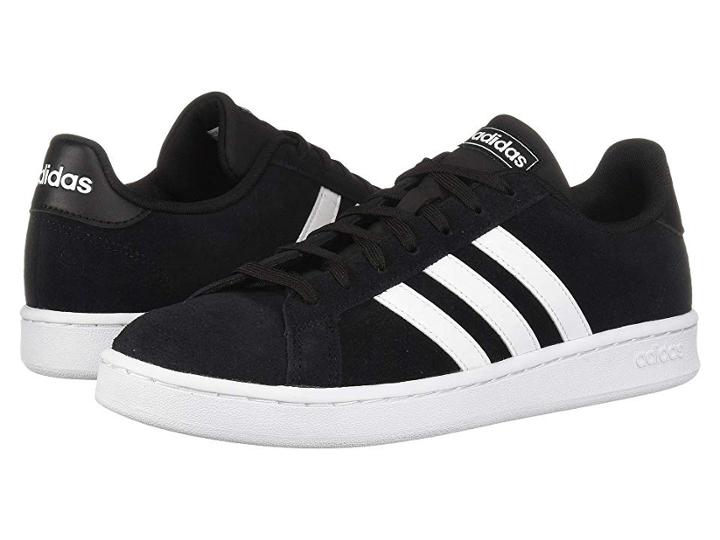 Adidas Grand Court (core Black/footwear White/footwear White) Men's Shoes