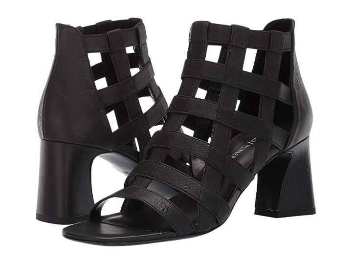 Donald J Pliner Visto (black Metallic Elastic) Women's 1-2 Inch Heel Shoes