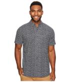 Rip Curl Mixter Short Sleeve Shirt (navy) Men's Clothing