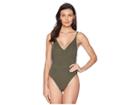 Billabong No Hurry One-piece (olive) Women's Swimsuits One Piece