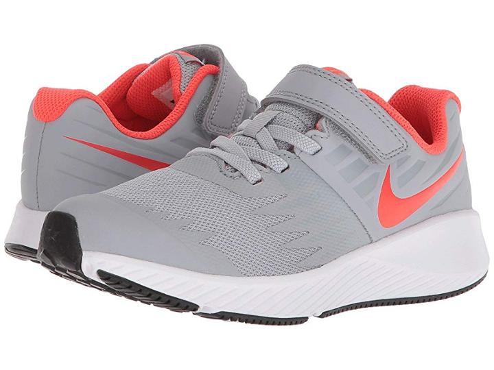 Nike Kids Star Runner (little Kid) (wolf Grey/bright Crimson/black/white) Boys Shoes