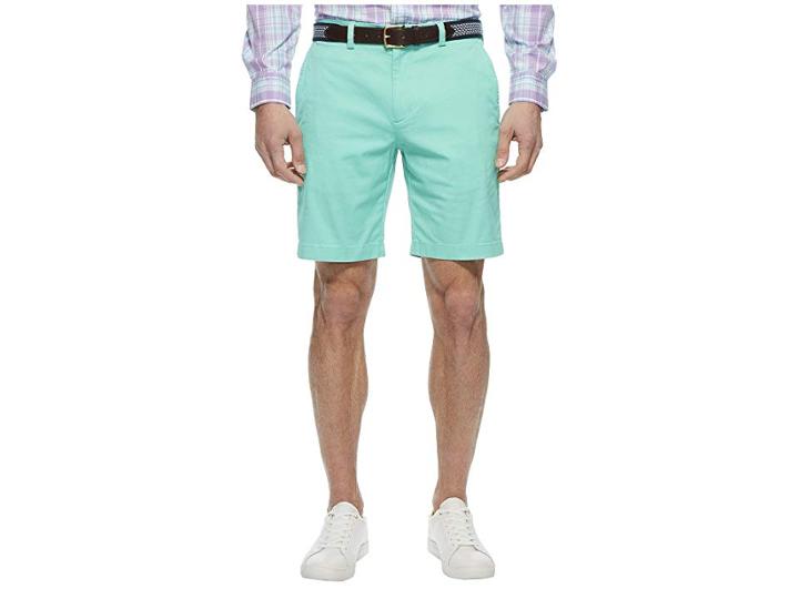 Vineyard Vines 9 Stretch Breaker Shorts (antigua Green) Men's Shorts