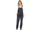 Carhartt Brewster Double Front Bib Overalls (timeworn Indigo) Women's Overalls One Piece