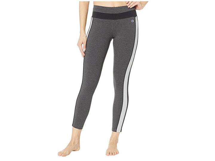Champion Authentic 7/8 Leggings (granite Heather) Women's Casual Pants