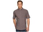 Woolrich Classic Fit Weyland View Short Sleeve Shirt (limestone) Men's Short Sleeve Button Up
