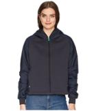 Save The Duck Recycled Hooded Jacket (blue/black) Women's Coat