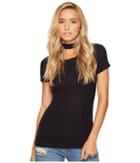Free People Bright Lights Top (black) Women's Clothing