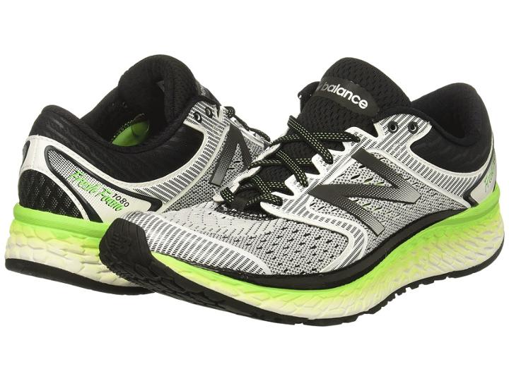 New Balance Fresh Foam 1080v7 (white/energy Lime) Men's Running Shoes