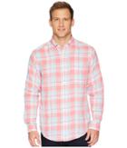 Vineyard Vines Atlantis Club Plaid Classic Murray (sunset Pink) Men's Clothing