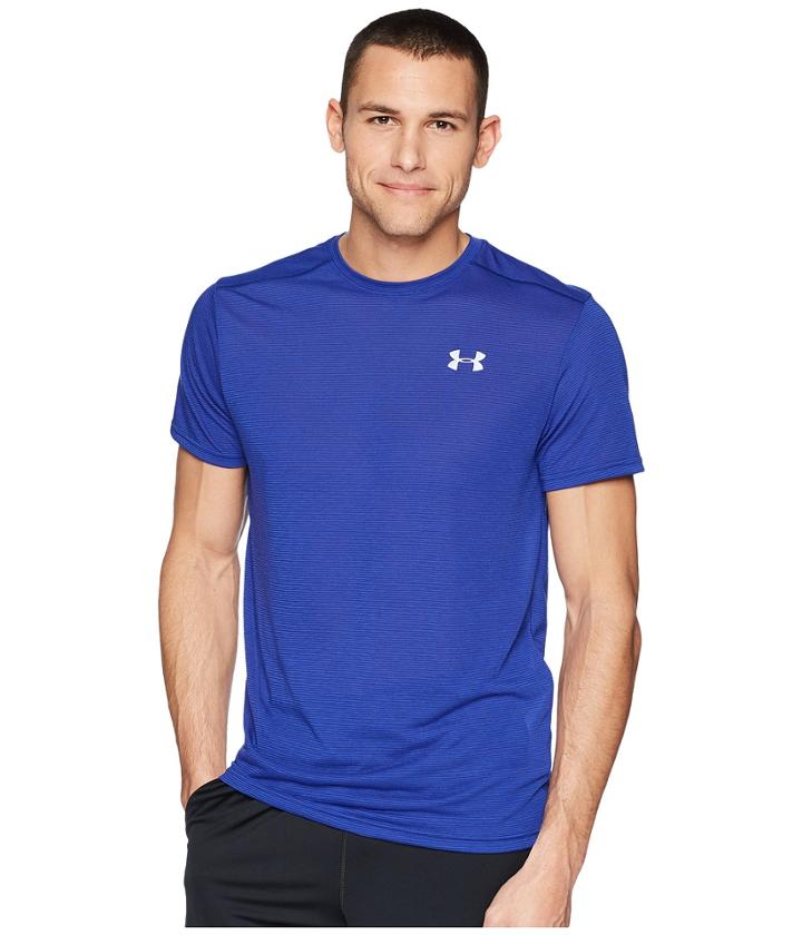 Under Armour Ua Streaker Shortsleeve Tee (formation Blue/reflective) Men's Workout